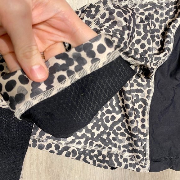 LULULEMON | Pace Rival Crop *Full-On Luxtreme Ace Spot Grain Black / Black - Picture 14 of 14